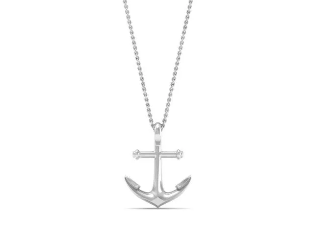 Anchor Pendant Necklace