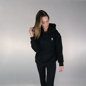 Apollo Unisex Oversized Hoodie - Black