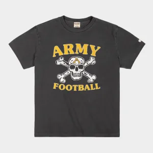 Army Black Knights Football Skull and Crossbones Heavyweight Tee