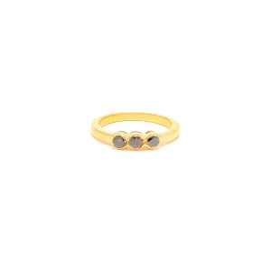 Black Diamond Three Stack Ring