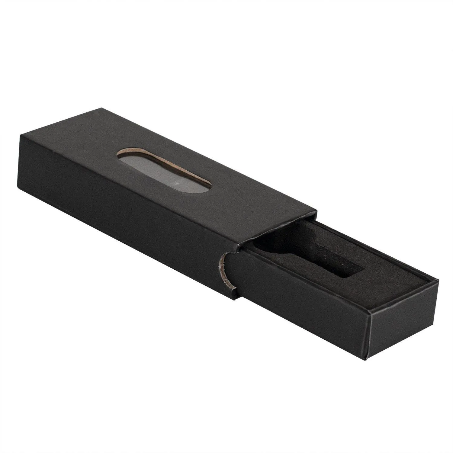 Black Vape Cartridge Slide Out Box Packaging