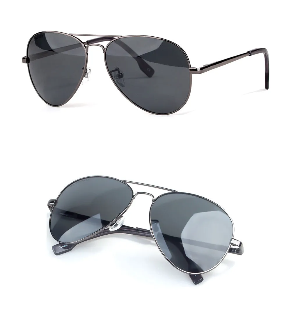 BLUE Fashion Metal Pilot/Aviator Sunglasses For Men Summer Trend Fashion 2017