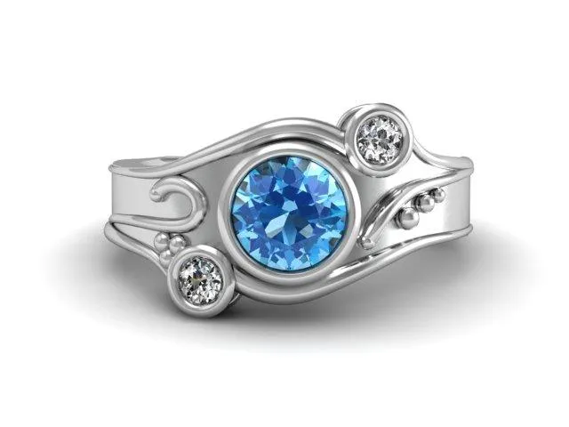 Bostonian Tendril Ring