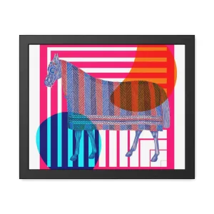 Cacti Family Vintage Inspired Framed Poster Wall Art