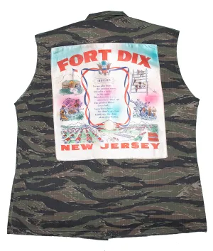 Camo Army vest- Fort Dix