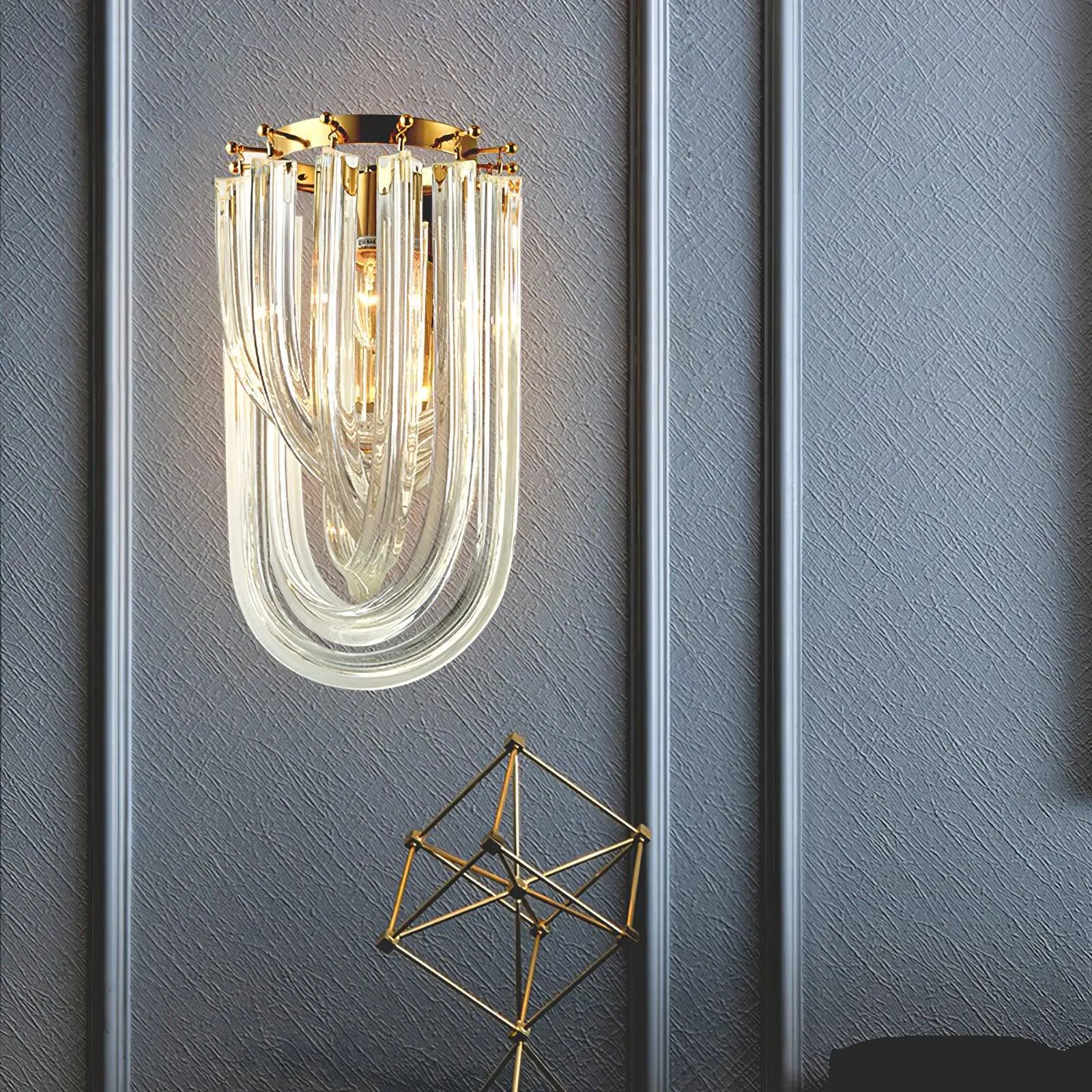 Character Glass Wall Lamp