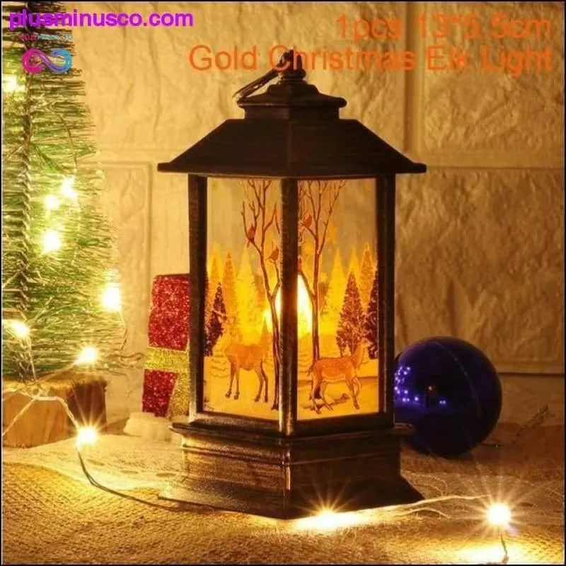 Christmas Decorations for Home with LED Christmas Candle and