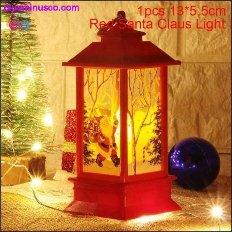 Christmas Decorations for Home with LED Christmas Candle and