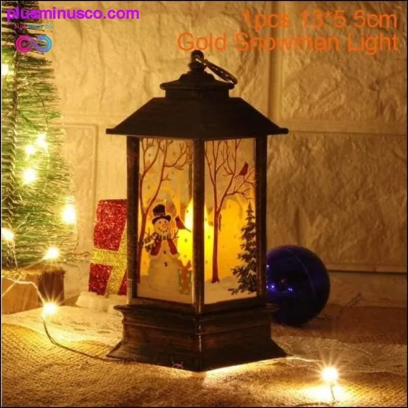 Christmas Decorations for Home with LED Christmas Candle and