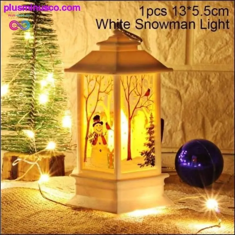 Christmas Decorations for Home with LED Christmas Candle and