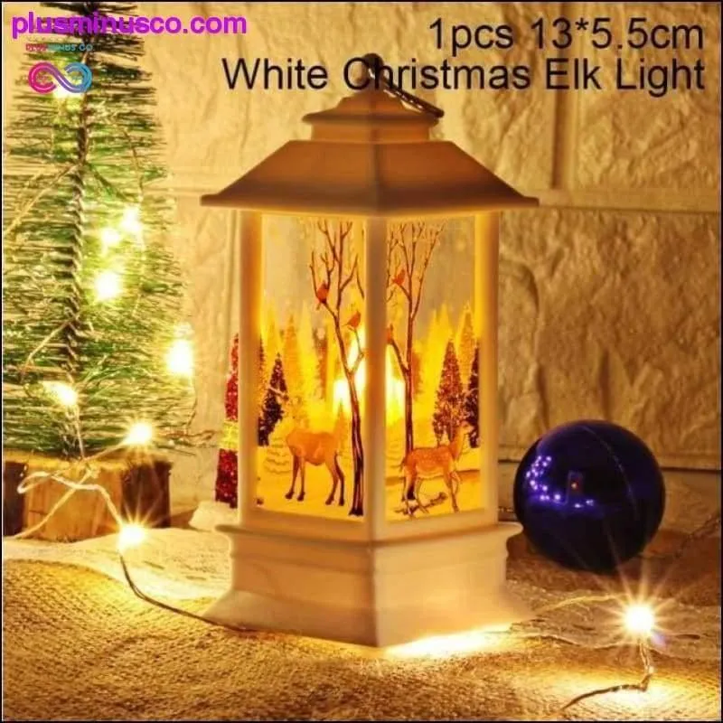 Christmas Decorations for Home with LED Christmas Candle and