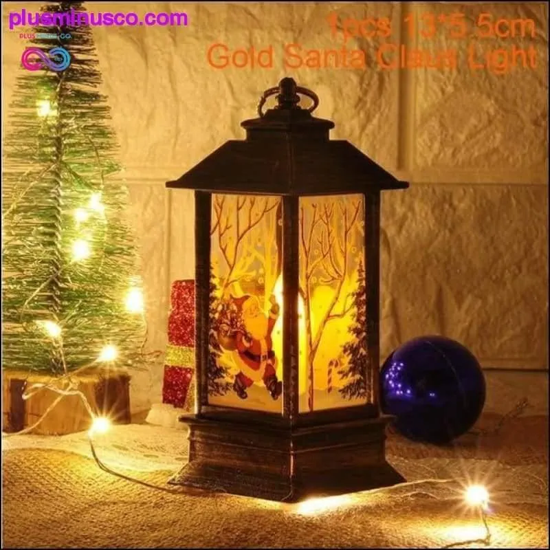 Christmas Decorations for Home with LED Christmas Candle and
