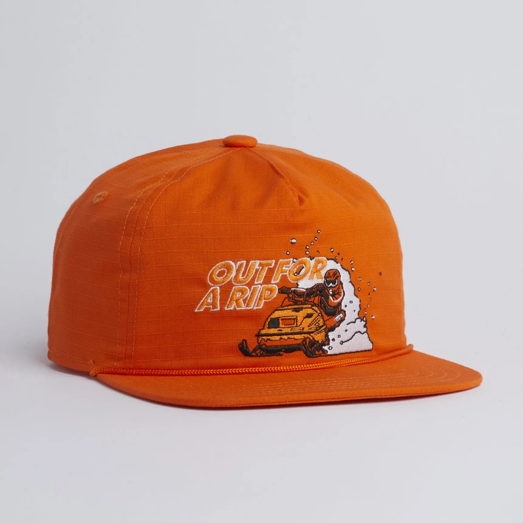 Coal The Field Brushed Twill Vintage Strapback Cap - Orange
