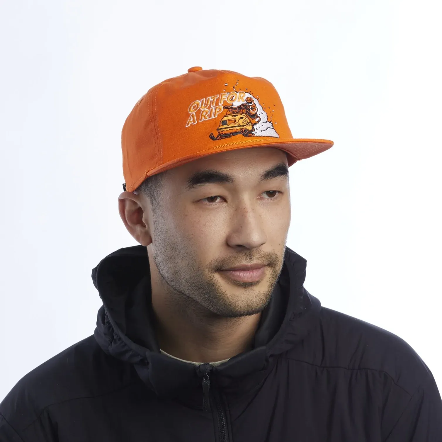 Coal The Field Brushed Twill Vintage Strapback Cap - Orange