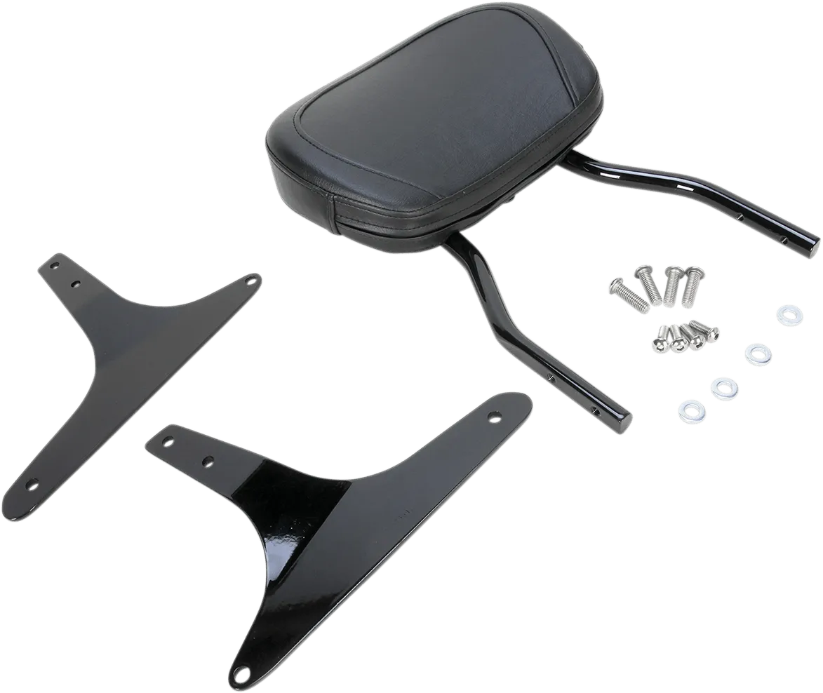 Cobra 602-1301B Standard Round Sissy Bar - Black Powder-Coated