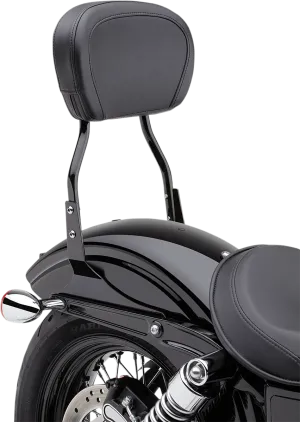Cobra 602-1301B Standard Round Sissy Bar - Black Powder-Coated