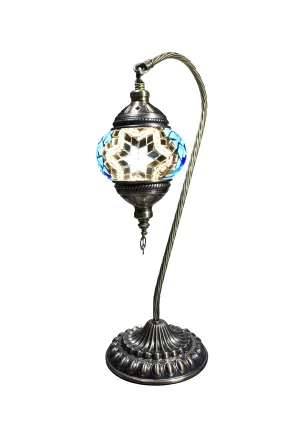 DIY Turkish Mosaic Swan Neck Table Lamp Home Kit