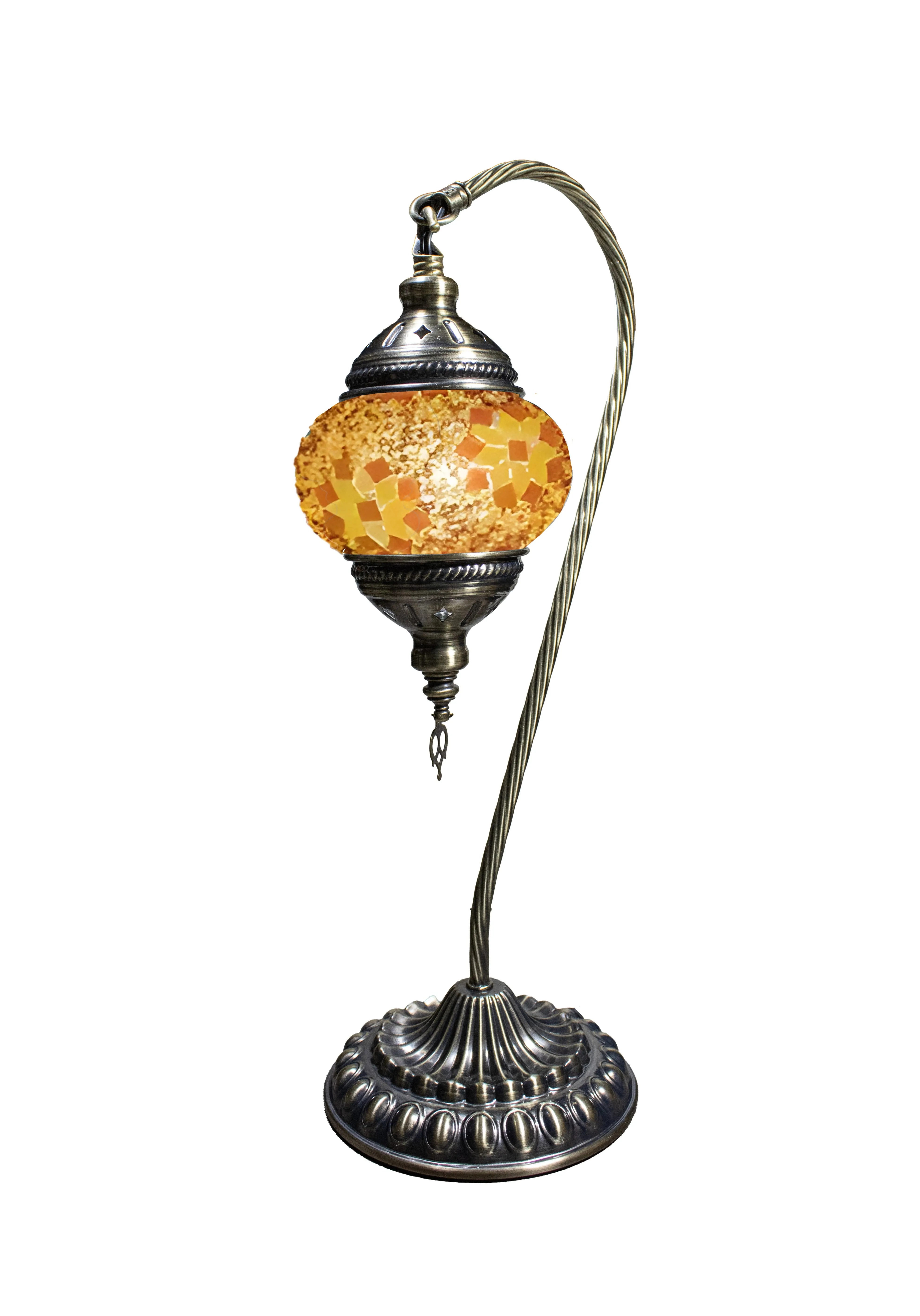 DIY Turkish Mosaic Swan Neck Table Lamp Home Kit