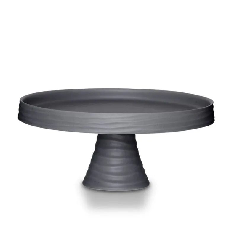 Eetrite Ripple Cake Stand 23CM Grey ER0305