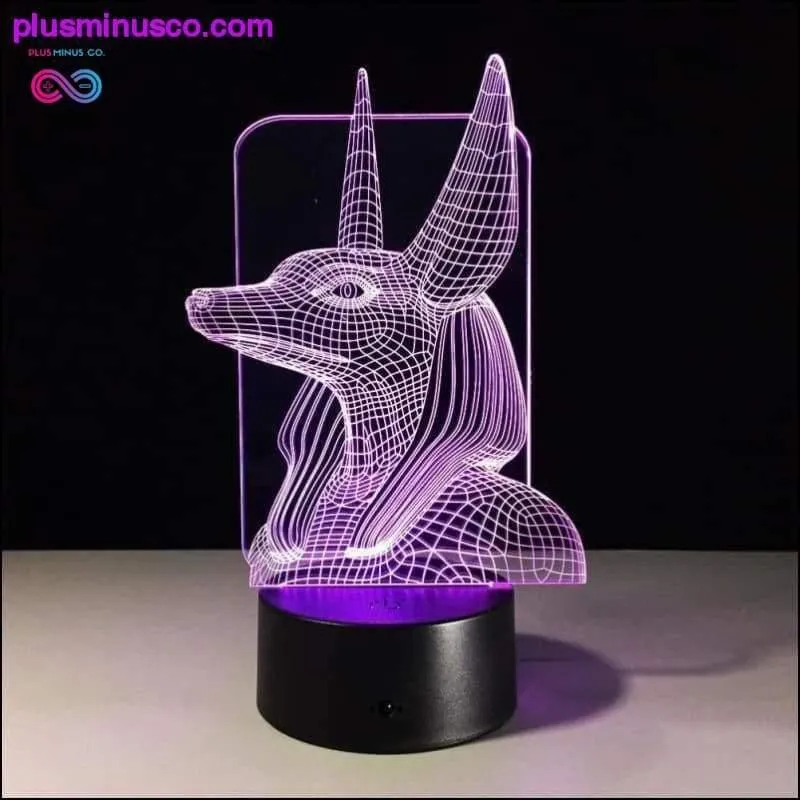 Egypt Anubis 3D Illusion Lamp
