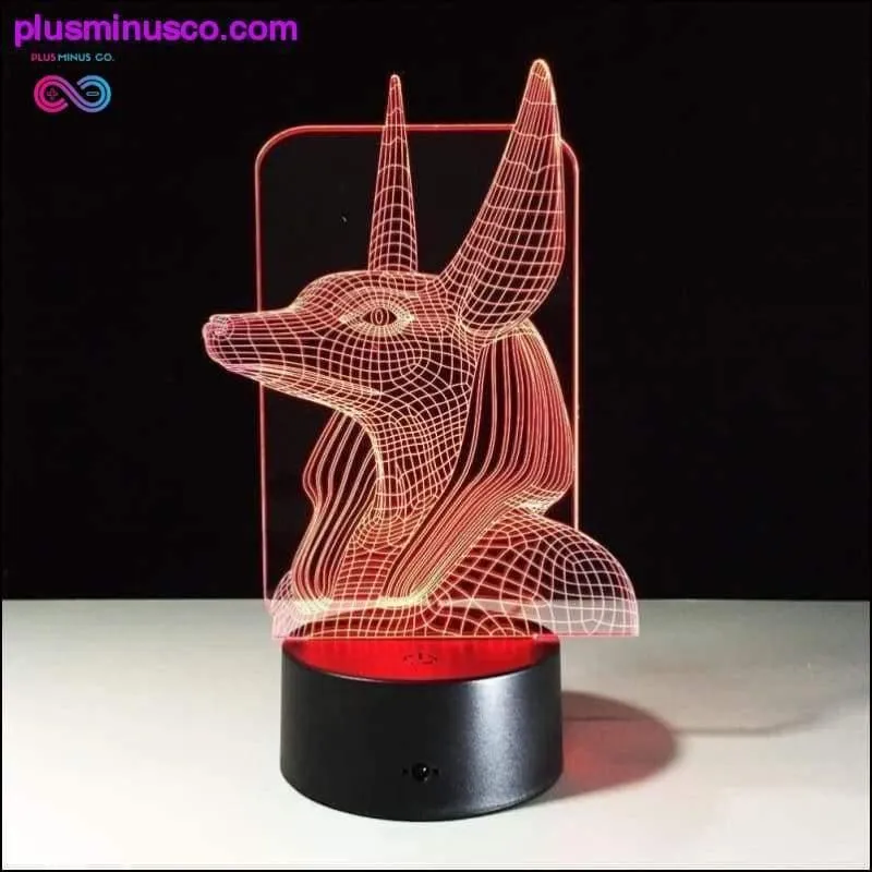 Egypt Anubis 3D Illusion Lamp