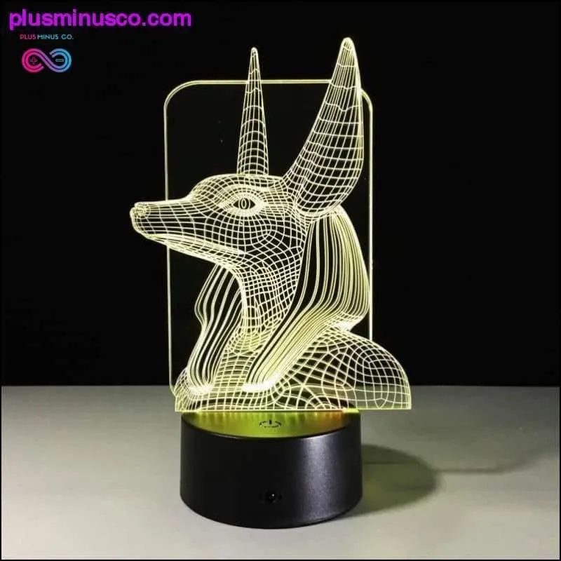 Egypt Anubis 3D Illusion Lamp