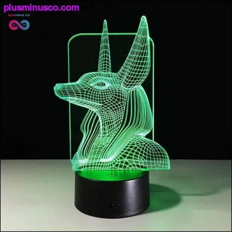 Egypt Anubis 3D Illusion Lamp