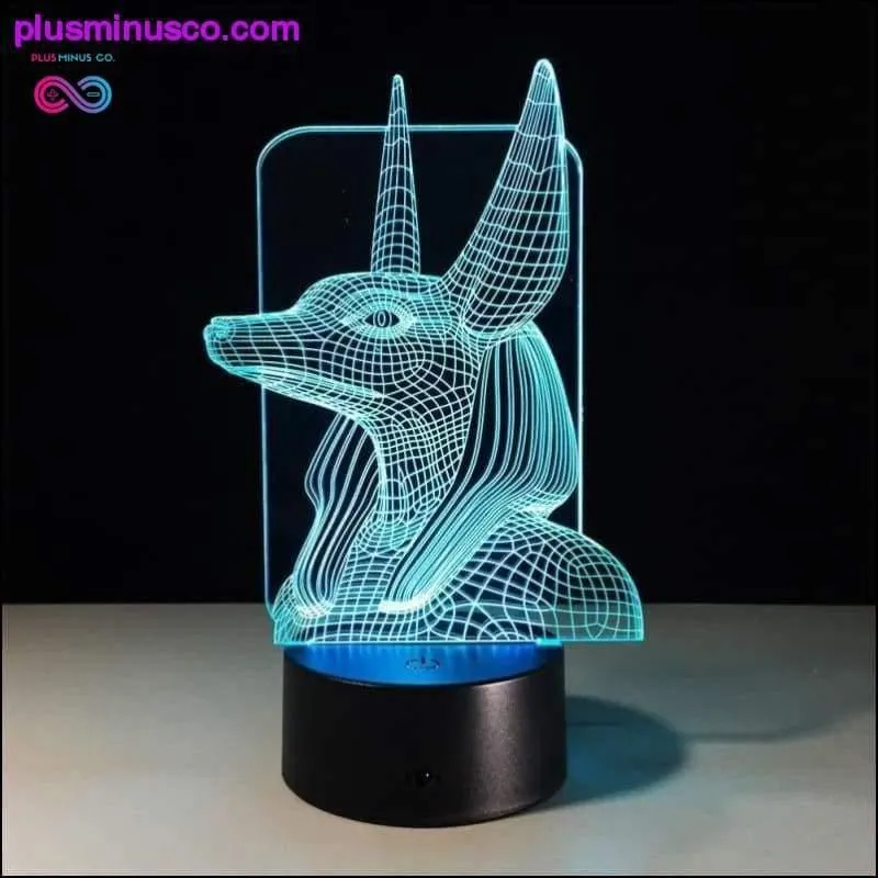 Egypt Anubis 3D Illusion Lamp