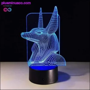 Egypt Anubis 3D Illusion Lamp