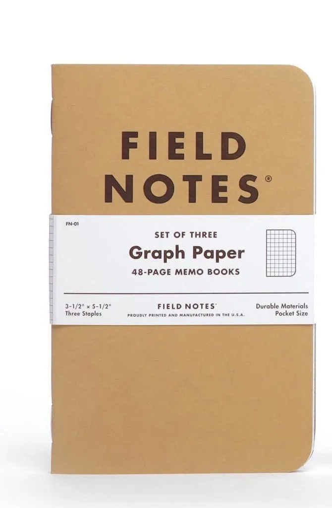 Field Notes: Original Kraft 3-Pack (Varieties offered)