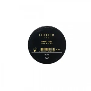 Gel per nail art, no wipe, nero, Didier lab, 8ml