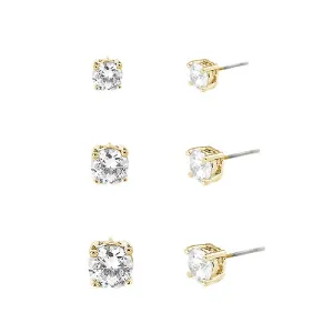 GOLD (SZ4-5-6) EARRINGS  #E8655_GLD(SZ4-5-6)