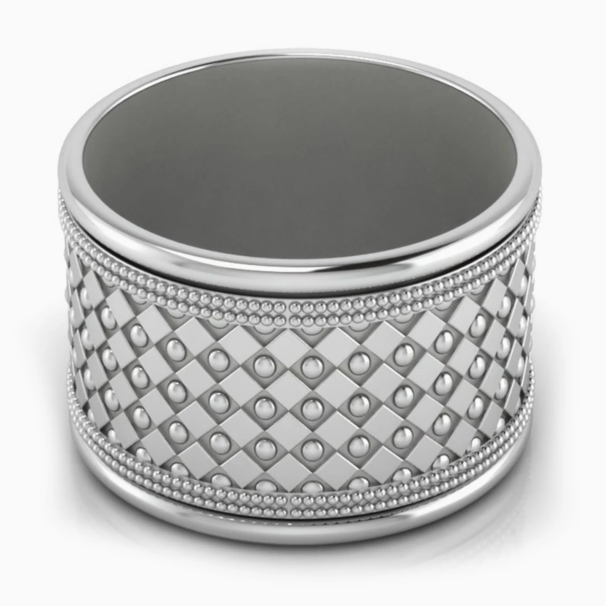 Gothic Silver-plate Napkin Rings by Krysaliis - Set of 4