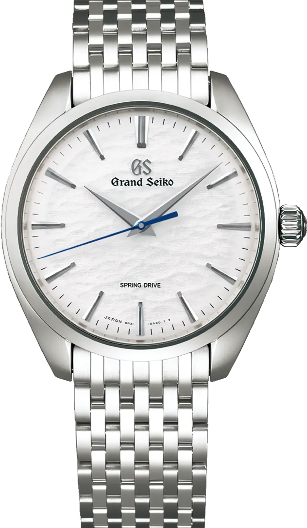 Grand Seiko Elegance Collection Spring Drive Omiwatari Icy Silver SBGY013