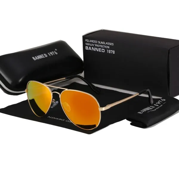 HD Polarized designer brand women men vintage classic sunglasses