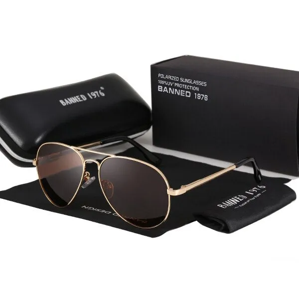 HD Polarized designer brand women men vintage classic sunglasses