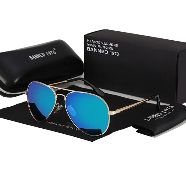 HD Polarized designer brand women men vintage classic sunglasses