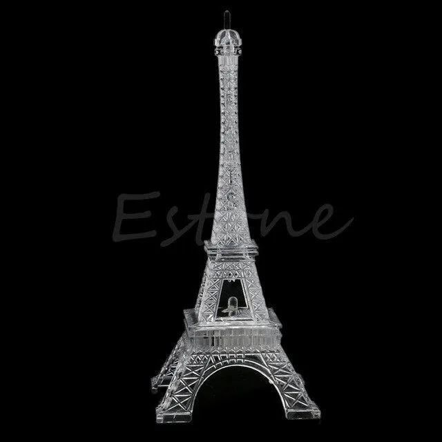 Home Decor Romantic Creative Eiffel Tower LED Lamp Home Wedding Night Light Gift