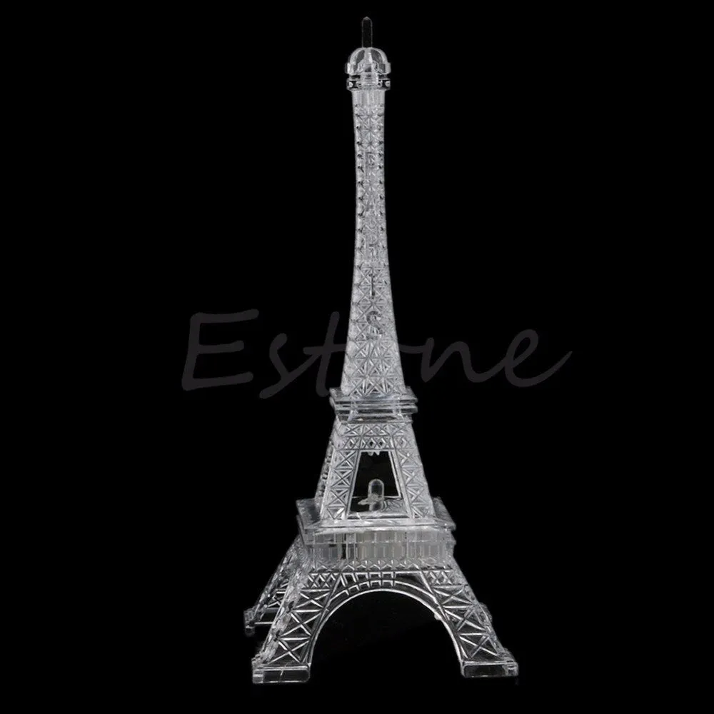 Home Decor Romantic Creative Eiffel Tower LED Lamp Home Wedding Night Light Gift