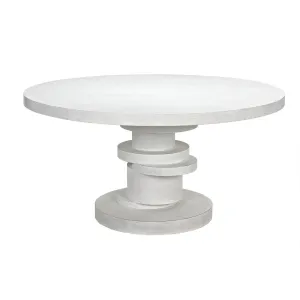 Hugo Dining Table 60",  White Wash
