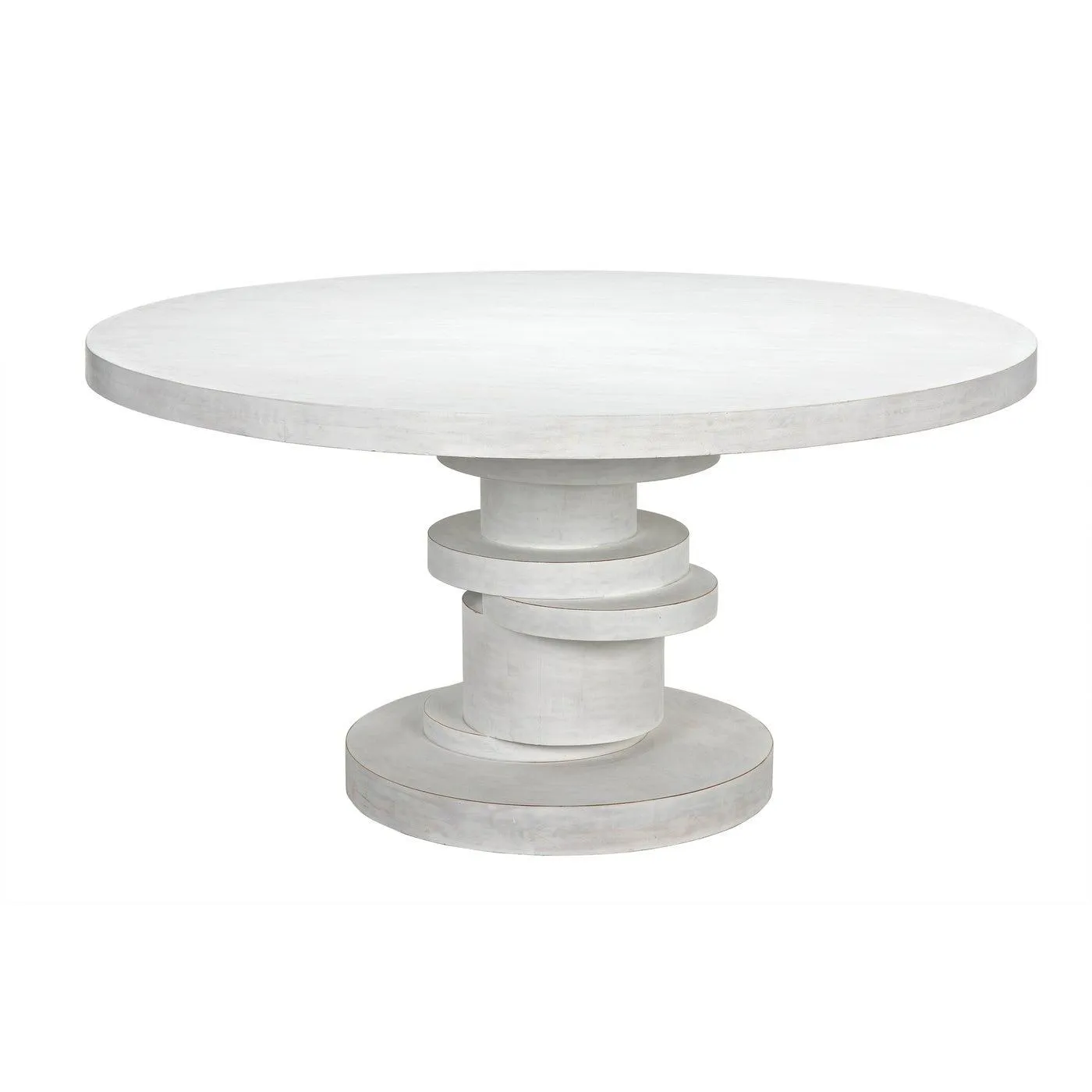 Hugo Dining Table 60",  White Wash