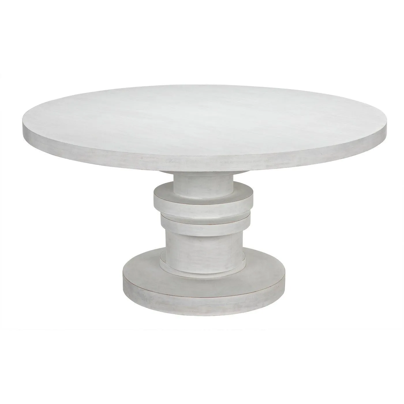Hugo Dining Table 60",  White Wash