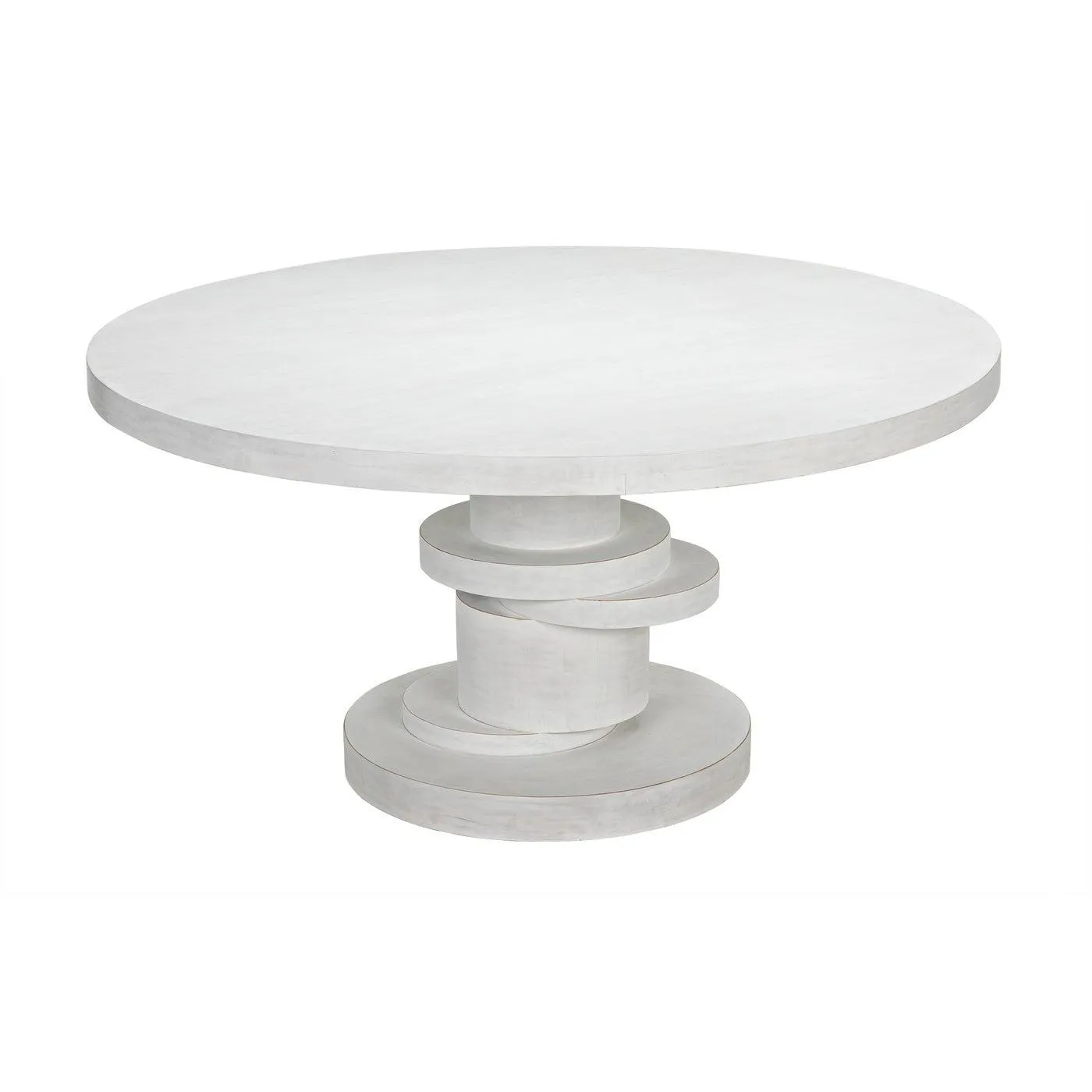 Hugo Dining Table 60",  White Wash