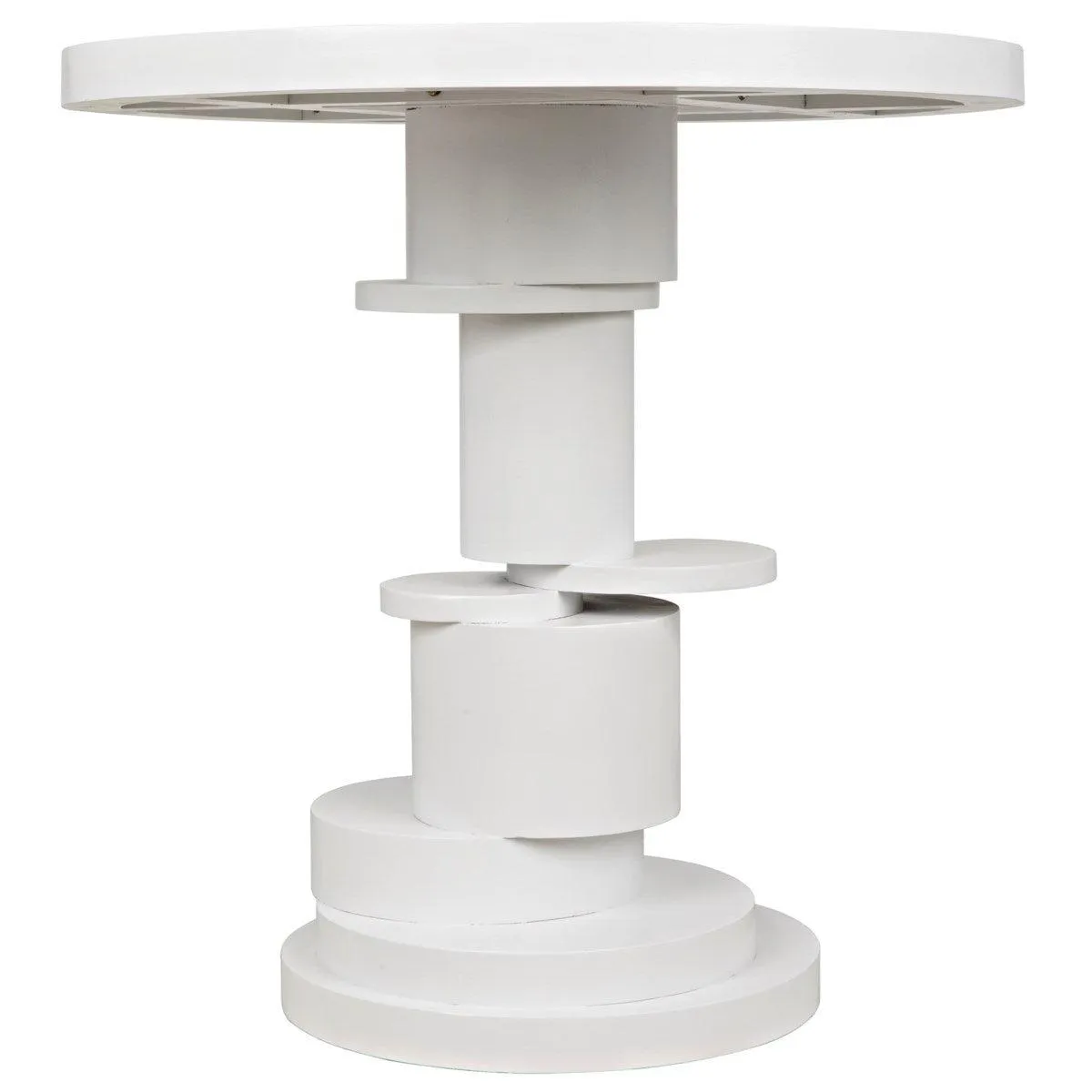 Hugo Side Table, Solid White