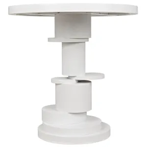Hugo Side Table, Solid White