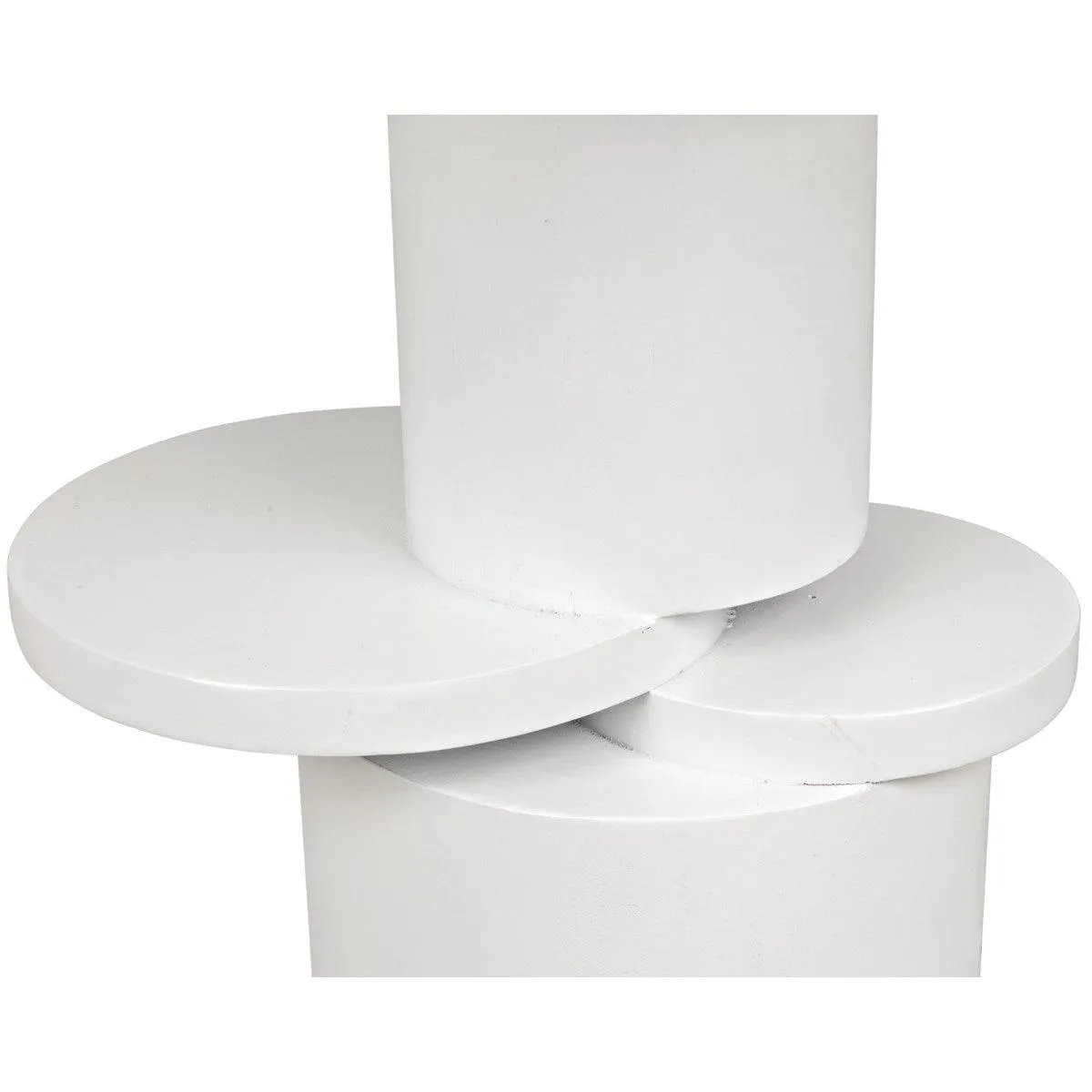 Hugo Side Table, Solid White