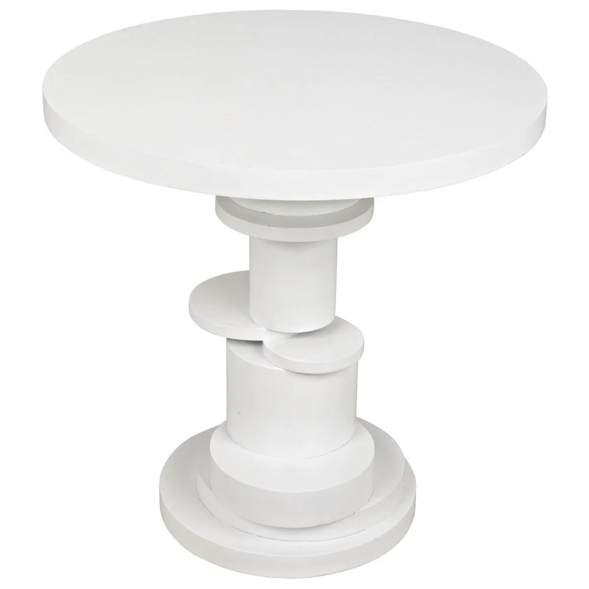 Hugo Side Table, Solid White