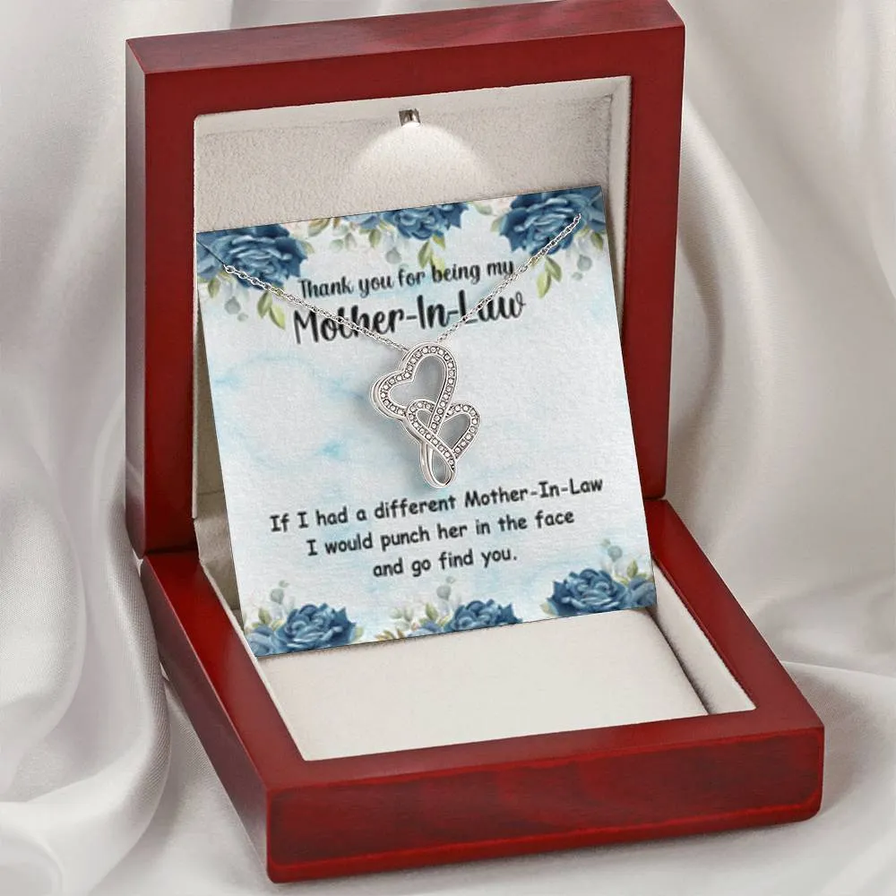 I would find you-Double Hearts Necklace for Mother In Law