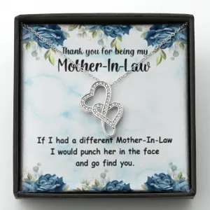 I would find you-Double Hearts Necklace for Mother In Law