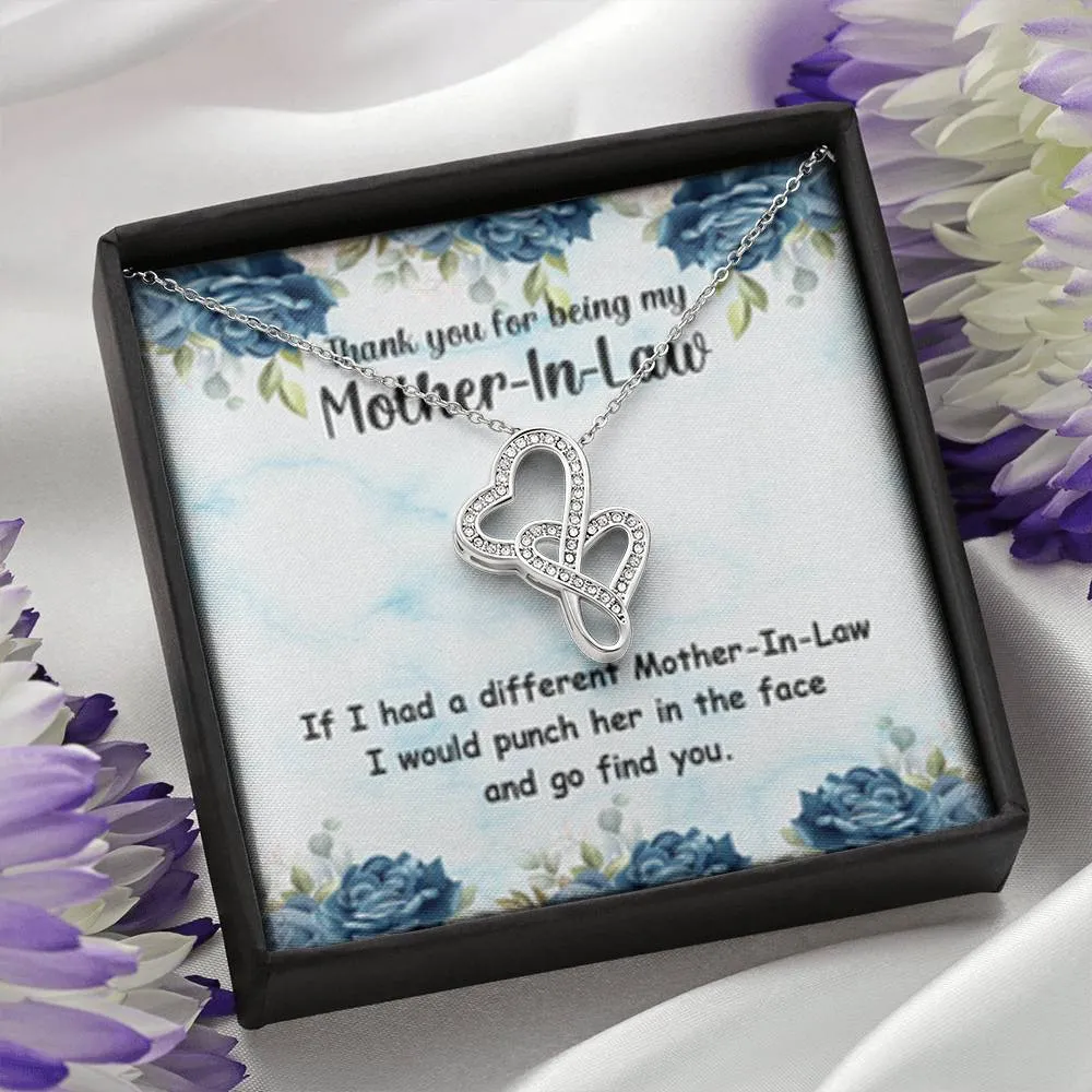 I would find you-Double Hearts Necklace for Mother In Law